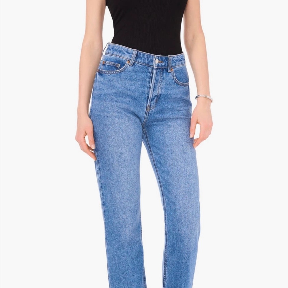 1.STATE Flutter Sleeve Rib Top - Picture 7 of 8